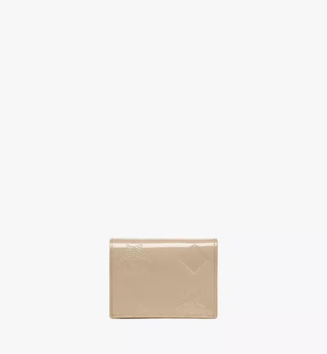 Aren Bifold Snap Wallet In Maxi Patent Leather