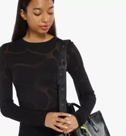 Aren Buckle Shoulder Strap In Visetos