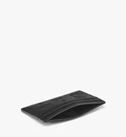 Aren Card Case In Embossed Monogram Leather