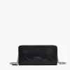Aren Chain Zip Around Wallet In Maxi Patent Leather
