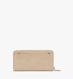 Aren Chain Zip Around Wallet In Maxi Patent Leather