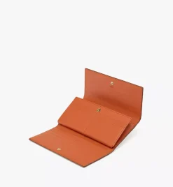 Aren Continental Wallet In Embossed Monogram Leather