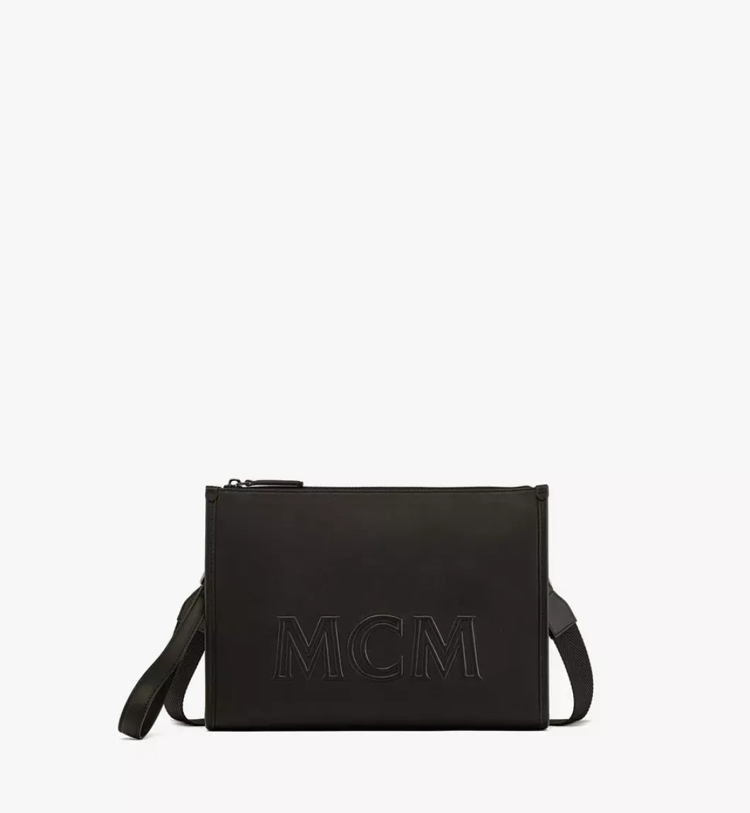 Aren Crossbody Pouch In Spanish Calf Leather