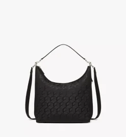 Aren Hobo Bag In Cubic Jacquard Nylon