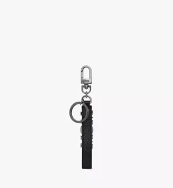 Aren Logo Key Holder In Crushed Leather