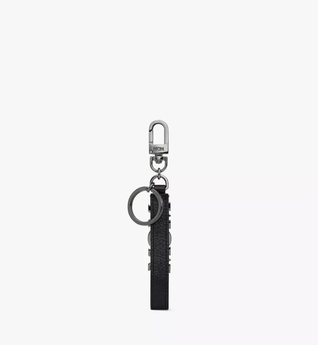 Aren Logo Key Holder In Crushed Leather