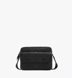 Aren Messenger Bag In Maxi Monogram Leather