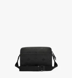 Aren Messenger Bag In Maxi Monogram Leather