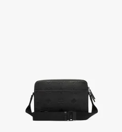 Aren Messenger Bag In Maxi Monogram Leather