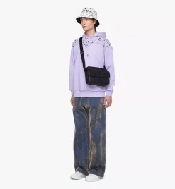 Aren Messenger Bag In Maxi Monogram Leather