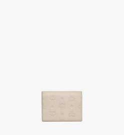 Aren Snap Wallet In Embossed Monogram Leather