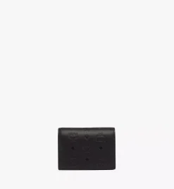 Aren Snap Wallet In Embossed Monogram Leather