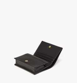Aren Snap Wallet In Embossed Monogram Leather