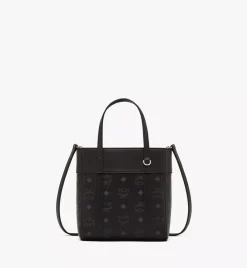 Aren Top-Zip Shopper In Visetos Leather Mix