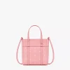 Aren Top-Zip Shopper In Visetos Leather Mix