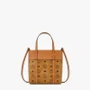 Aren Top-Zip Shopper In Visetos Leather Mix