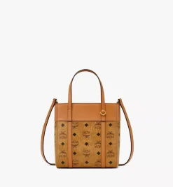Aren Top-Zip Shopper In Visetos Leather Mix