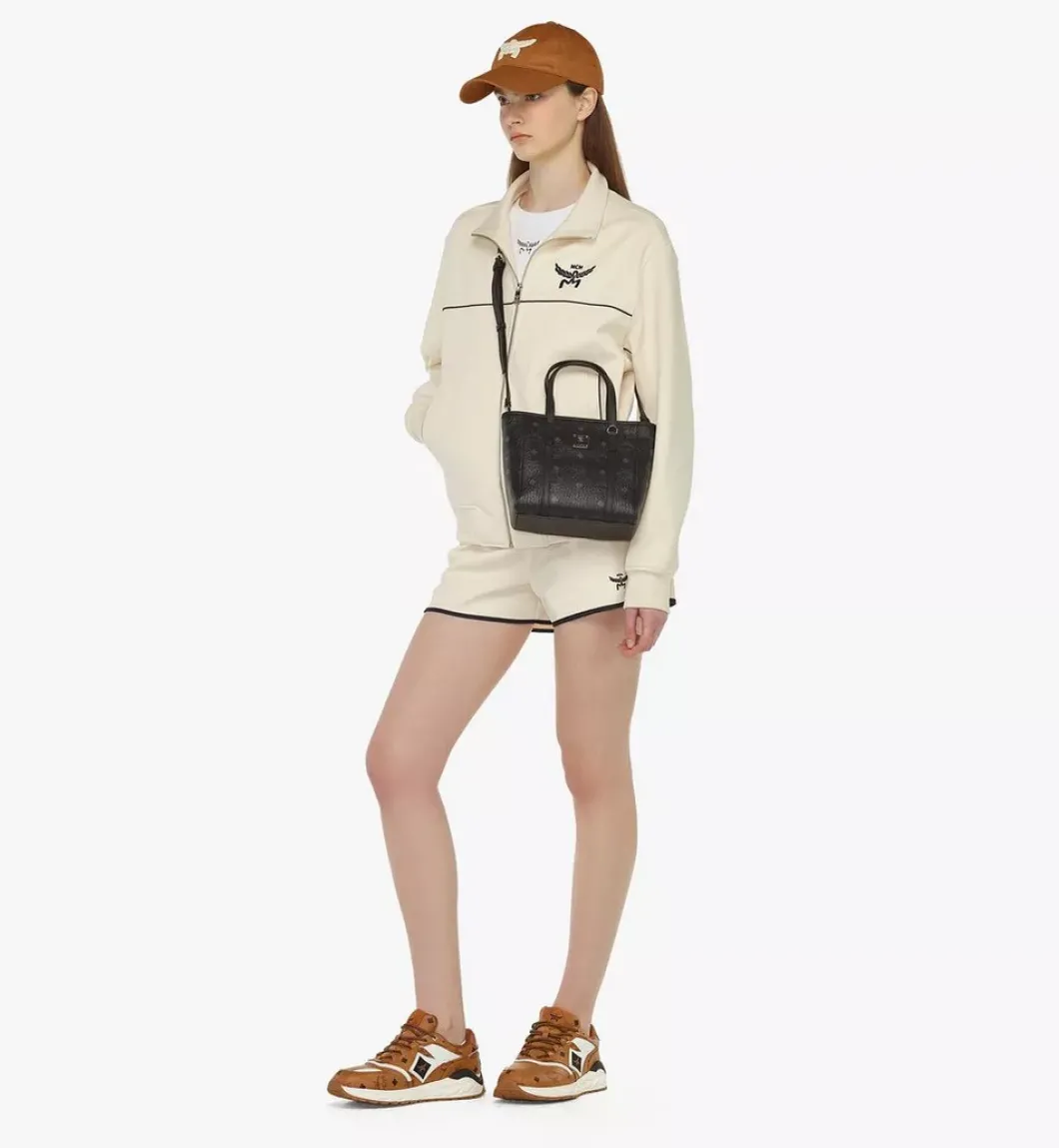 Aren Top-Zip Shopper In Visetos