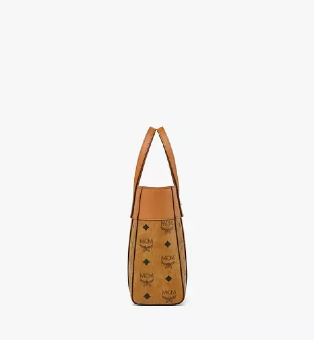 Aren Top-Zip Shopper In Visetos Leather Mix