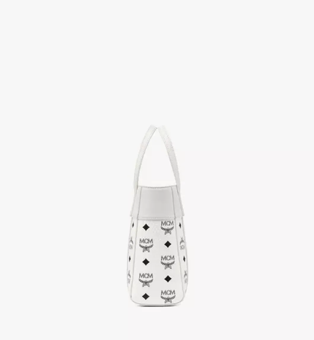 Aren Top-Zip Shopper In Visetos Leather Mix