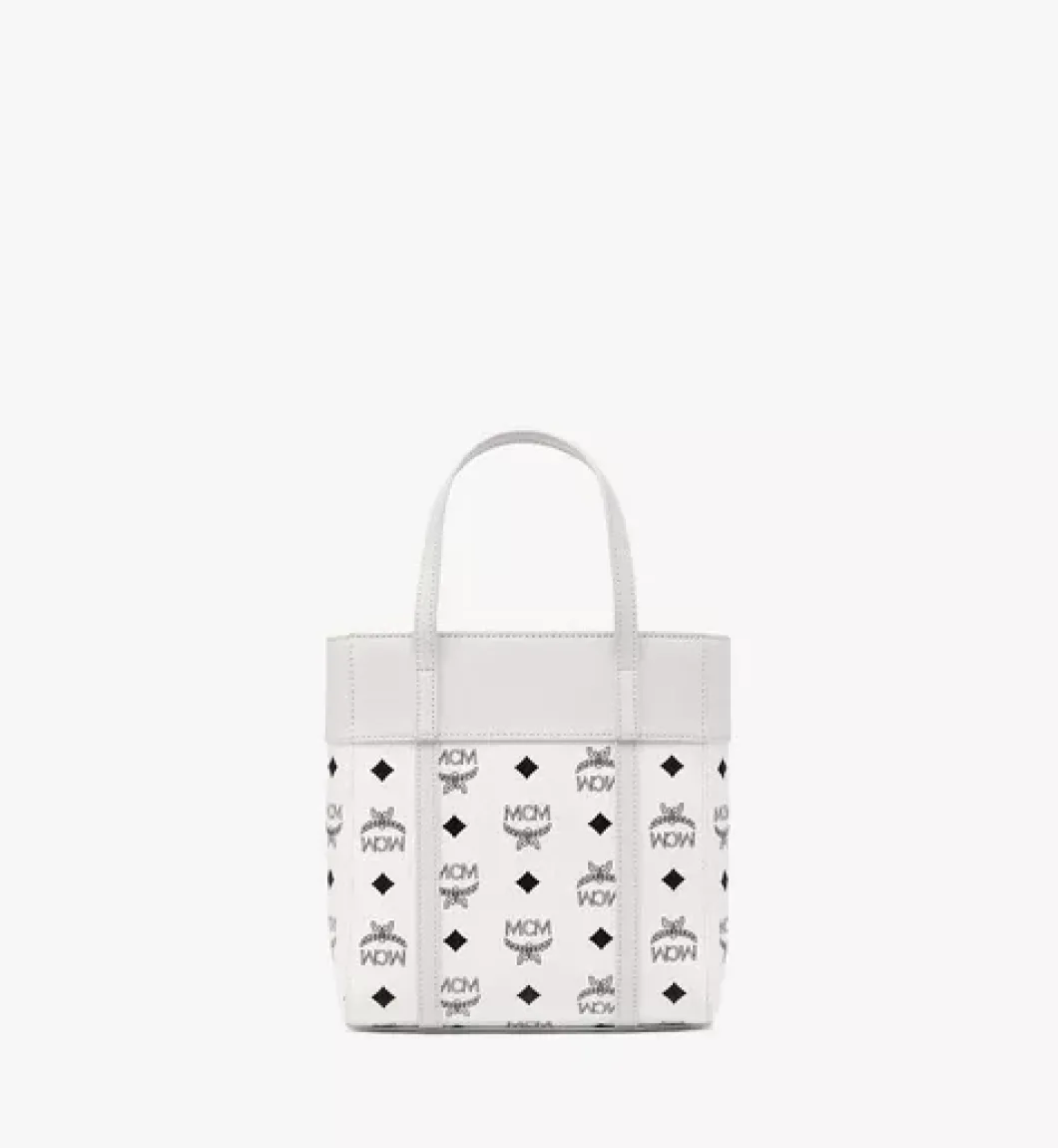 Aren Top-Zip Shopper In Visetos Leather Mix