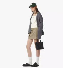 Aren Top-Zip Shopper In Visetos Leather Mix