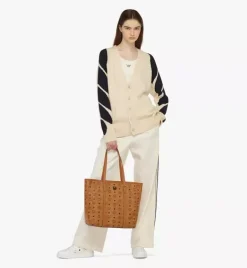 Aren Top-Zip Shopper In Visetos