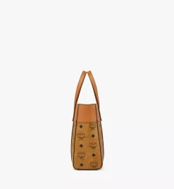 Aren Top-Zip Shopper In Visetos Leather Mix