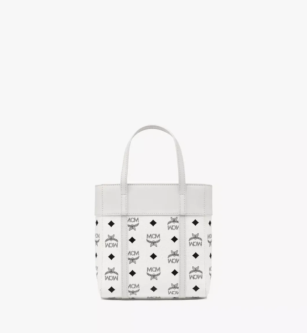 Aren Top-Zip Shopper In Visetos Leather Mix