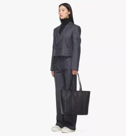 Aren Top-Zip Shopper In Visetos