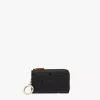 Aren Zip Card Wallet In Monogram Leather