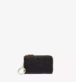 Aren Zip Card Wallet In Monogram Leather