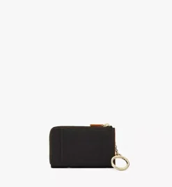 Aren Zip Card Wallet In Monogram Leather