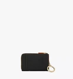 Aren Zip Card Wallet In Monogram Leather