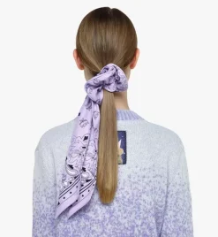 Bandana Monogram Print Scrunchy With Scarf