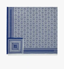 Bi-Color Monogram Jacquard Shawl