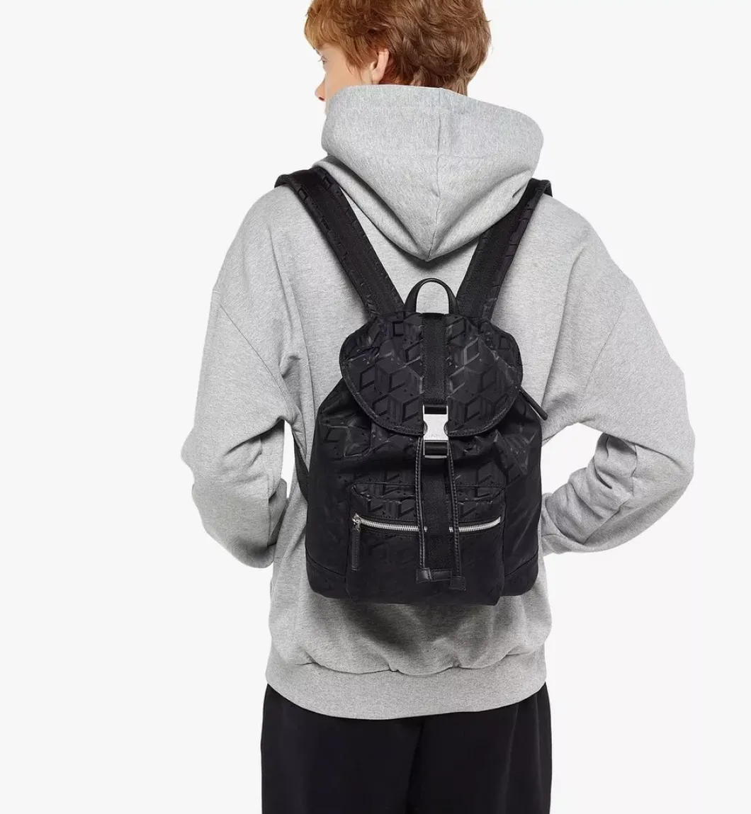 Brandenburg Backpack In Cubic Jacquard Nylon