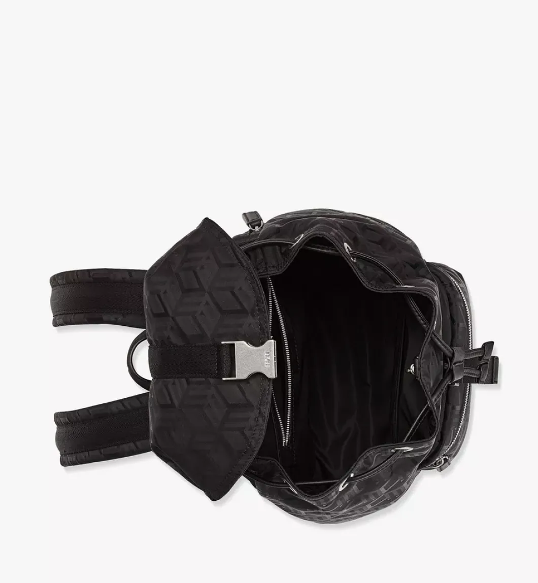 Brandenburg Backpack In Cubic Jacquard Nylon