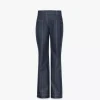 Flared Denim Pants