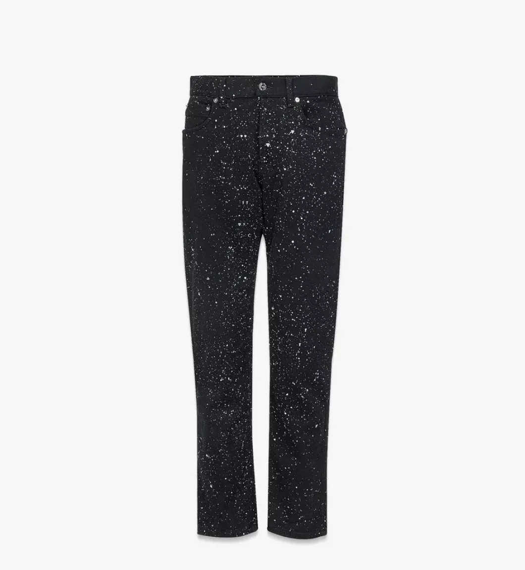 Galaxy Print Denim Jeans