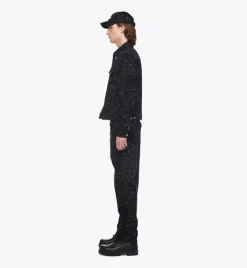 Galaxy Print Denim Jeans