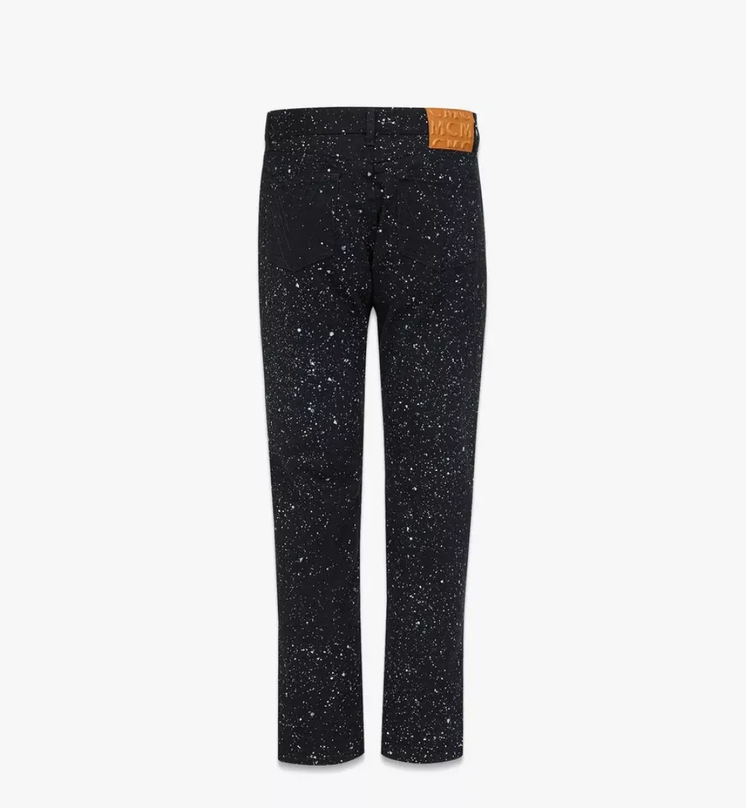 Galaxy Print Denim Jeans