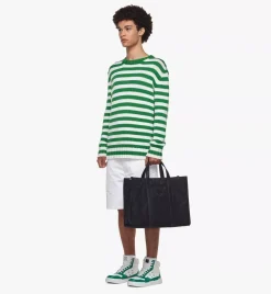 Klassik Tote In Cubic Jacquard Nylon