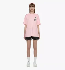 M Pup Bicycle Print T-Shirt In Organic Cotton