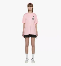 M Pup Bicycle Print T-Shirt In Organic Cotton