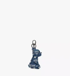 M Pup Charm In Vintage Jacquard