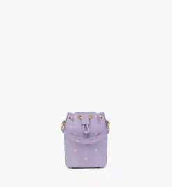 M Pup Drawstring In Color Splash Logo Leather