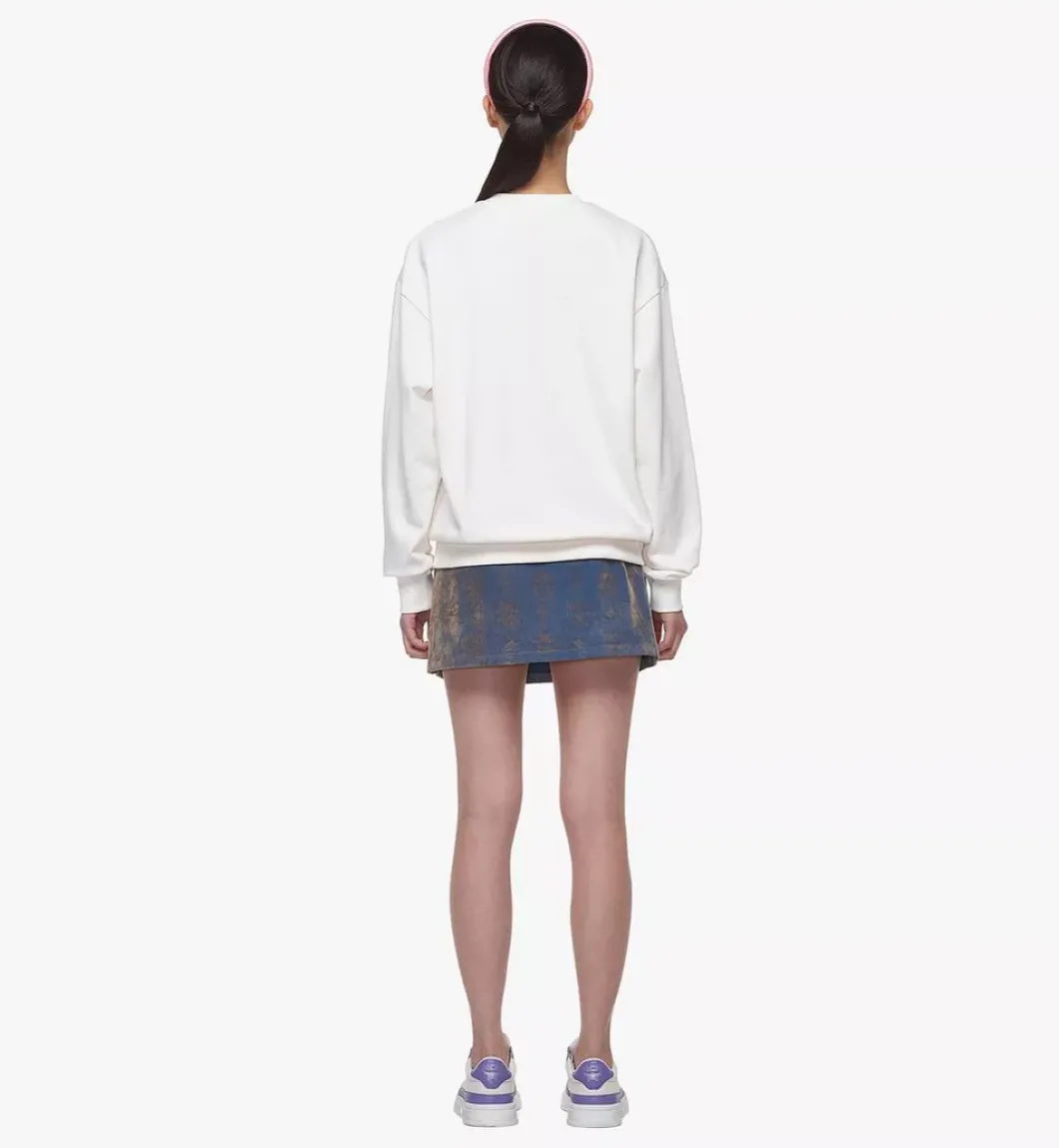 M Pup Graphic Sweatshirt In Organic Cotton