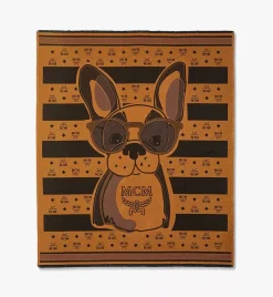 M Pup Jacquard Beach Blanket