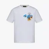 M Pup Postcards Print T-Shirt In Organic Cotton